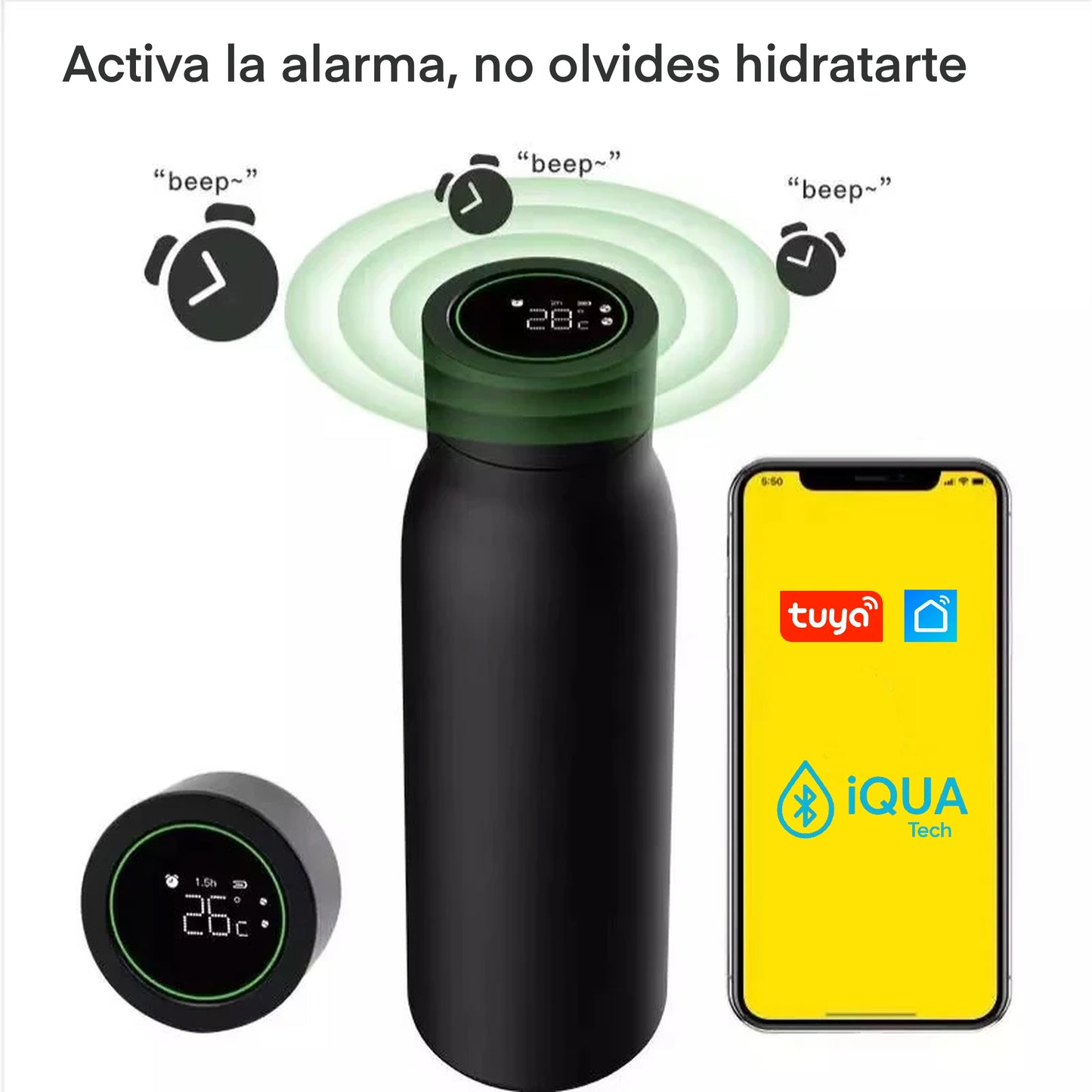 iQUA One — Botella Inteligente de Hidratación Avanzada